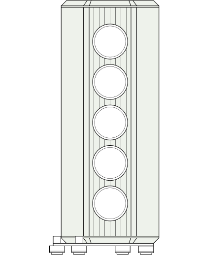 Marten Coltrane Supreme Extreme Bass Tower Front view
